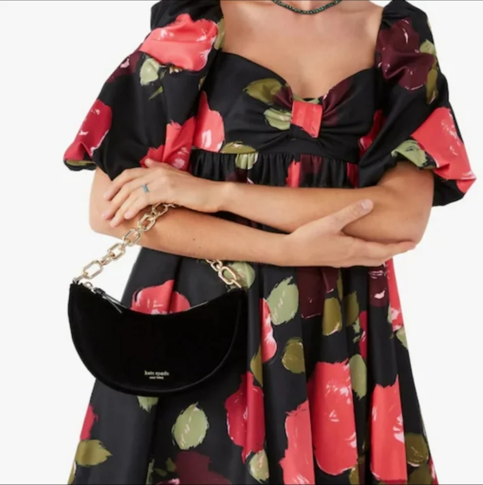 TRADED Kate Spade limited edition Velour Smile 😃 bag - Picture 7 of 9